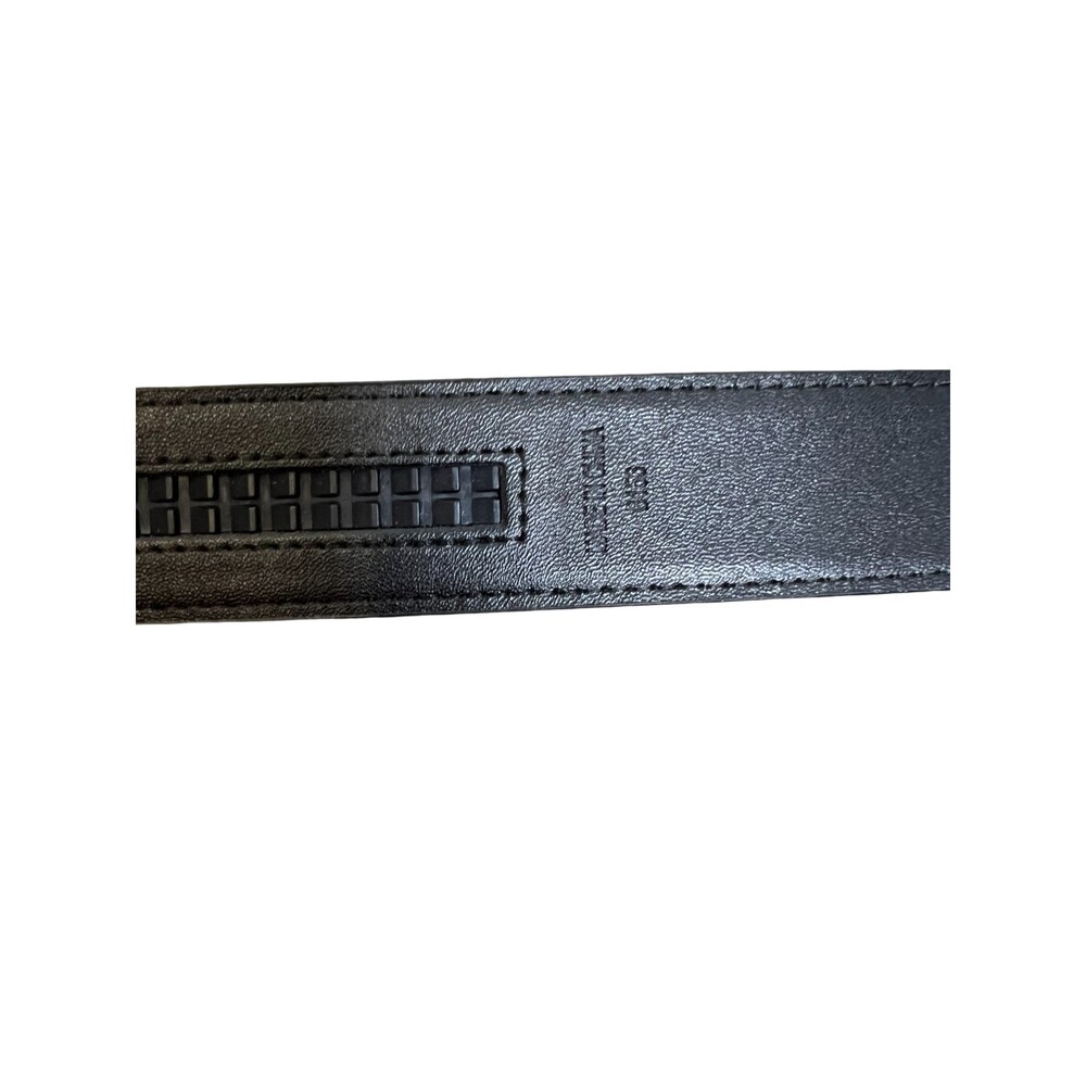 Mission Belt Men’s Leather Belt Size 45 Black University of Utah Logo Buckle - Picture 6 of 8
